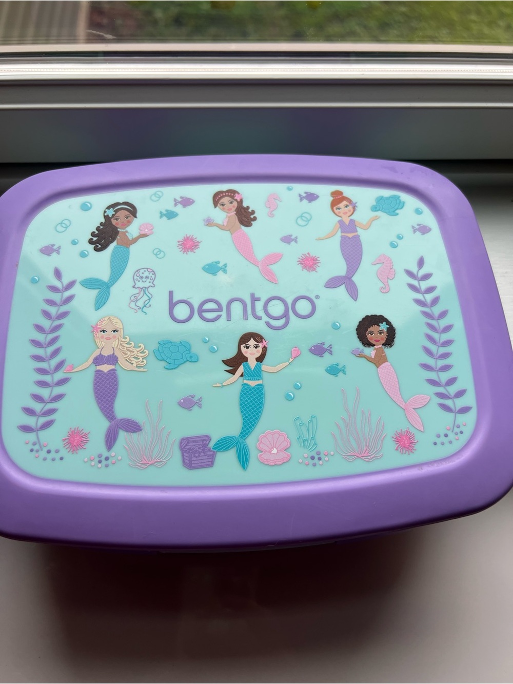 Bentgo Mermaid Kids Lunchbox - Purple & Aqua